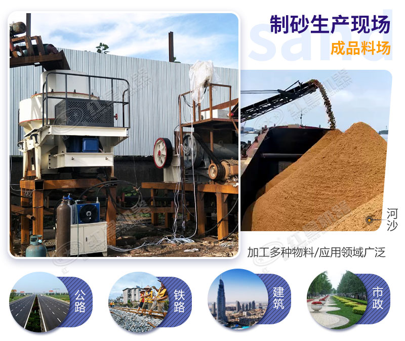 制砂生产线成品质量高、效益高